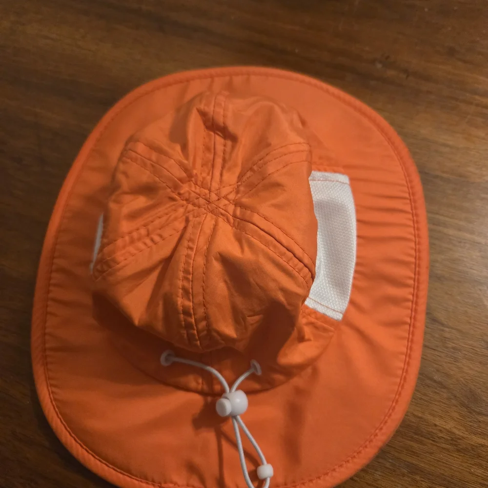 Vibrant Orange Swim Hat 0-6 Months